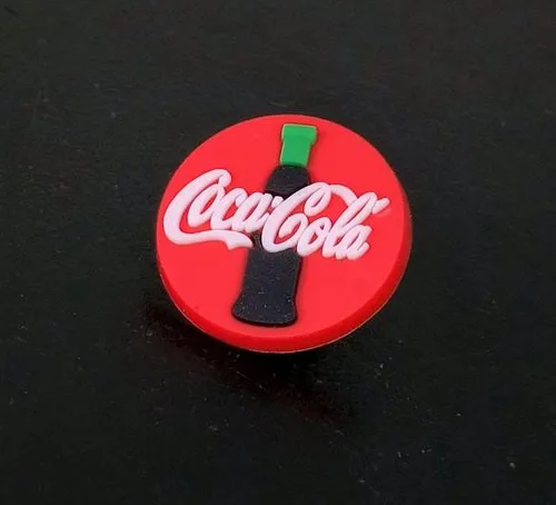 Pin Coca Cola Coleccionable De Goma Vintage Original  Rojo — Coleccionables vintage