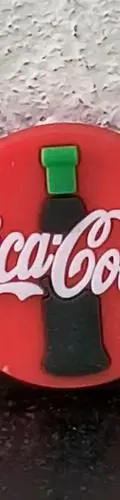Pin Coca Cola Coleccionable De Goma Vintage Original  Rojo — Coleccionables vintage (foto 2)