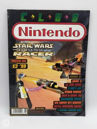 Revista Club Nintendo Año 8 #6 Star Wars Racer Junio Año1999