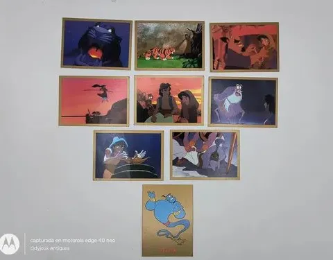 Lote Tarjetas Aladdin Disney Skybox 1993 Usa 9-pack Vintage