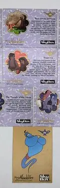 Lote Tarjetas Aladdin Disney Skybox 1993 Usa 9-pack Vintage — Coleccionables vintage, años 90s (foto 6)