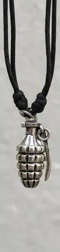 Lote De Collares Para Hombre 10pzas Remate Cinta De Cuero Plateado — Coleccionables vintage (foto 9)