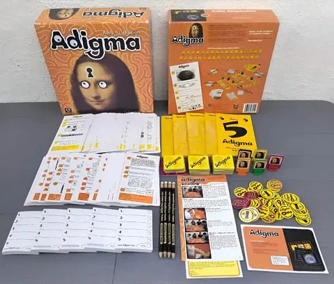 Adigma Abre Tu Intuición Juego De Mesa Ludika Retro Año 2001