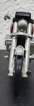Moto Juguete Harley Davidson Kidco Vintage 1981 De Cuerda Negro — Coleccionables vintage, años 80s (foto 2)