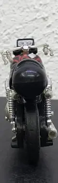 Moto Juguete Harley Davidson Kidco Vintage 1981 De Cuerda Negro — Coleccionables vintage, años 80s (foto 4)