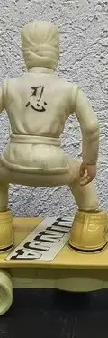 Figura Ninja Con Patineta Hip Yick International 1988 Retro — Coleccionables vintage, años 80s (foto 4)