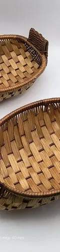 Par De Cestas De Mimbre Vintage En Forma De Gallina Retro Marrón — Decoración vintage (foto 10)