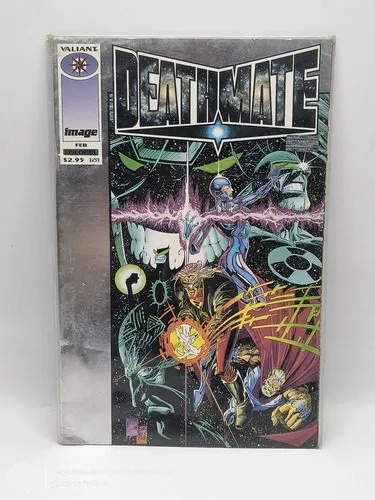 Comic Deathmate Feb. Epilogue Plateado Inglés (1993) Valiant