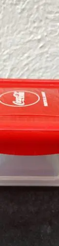 Tupperware Coca Cola Promocional Cuadrado Contenedor 12cm — Coleccionables vintage, años 90s (foto 5)