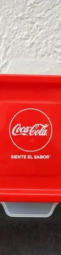 Tupperware Coca Cola Promocional Cuadrado Contenedor 12cm — Coleccionables vintage, años 90s (foto 6)