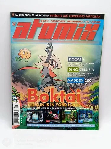 Revista Atomix No.44 Oct 2003 Botkai The Sun Is In Your Hand — Coleccionables vintage, años NOW