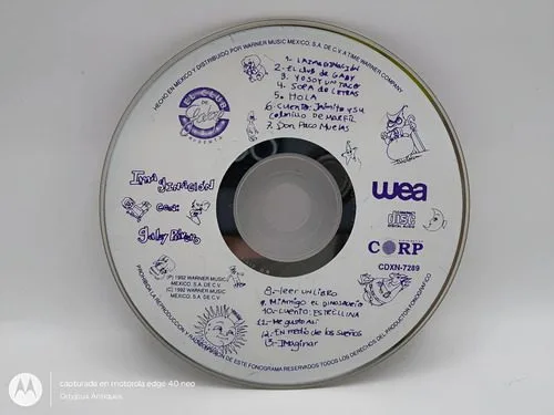 Cd Gaby Rivero El Club Gaby Presenta Imaginación Solo Disco — Audio vintage, años 90s