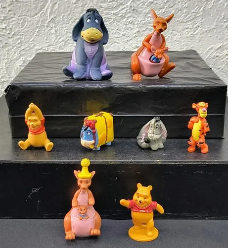 Lote Figuras Winnie Pooh Disney 8-pack Tigger Cangu Igor — Coleccionables vintage