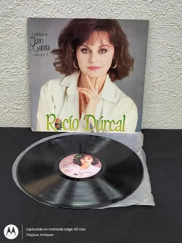 Disco Lp Vinilo Rocio Dúrcal Canta A Juan Gabriel Vol 6 1984 Edición Limitada — Audio vintage, años 80s