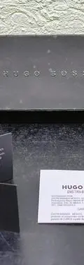 Caja/estuche Para Pluma Hugo Boss De Vinipiel Original Negro — Coleccionables vintage (foto 2)