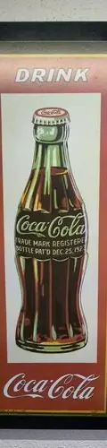 Afiche En Cuadro Coca Cola Botella Vintage Reproducción 1997 — Coleccionables vintage, años 90s (foto 6)