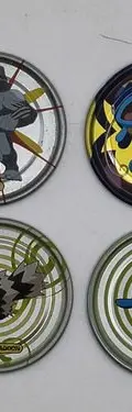 Lote Tazos Pokémon Metálicos Silver Y Gold 2007 4pz Original — Coleccionables vintage, años NOW