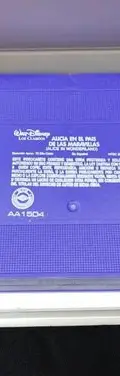 Película Vhs Alicia En El País De Las Maravillas Disney — Video vintage, años 80s (foto 7)