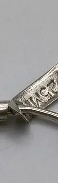Arracadas De Tubo Lisa 1.5cm Diámetro En Plata Fina .925  Plateado — Coleccionables vintage (foto 3)
