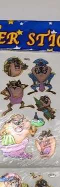 Stickers Retro Demonio De Tazmania 90's Sellado Planilla