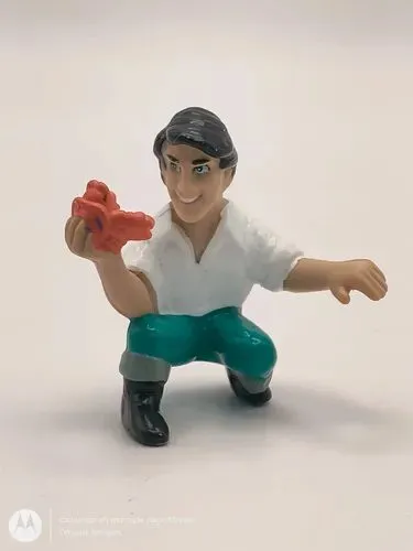 Figura Príncipe Eric De La Sirenita Disney Vintage Retro 5cm