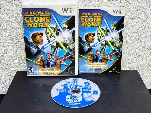 Star Wars The Clone Wars Lightsaber Duels Para Nintendo Wii — Gaming vintage, años NOW