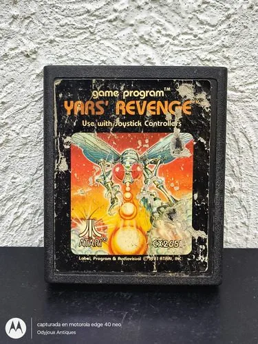 Yars' Revenge Para Atari 2600 Año 1981 Original — Gaming vintage, años 80s