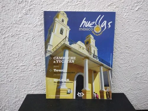 Guía Turística Huellas Mexico- Campeche Y Yucatán Año 2 #19 — Coleccionables vintage, años NOW