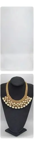 Lote De Maxi-collares Joyeria Saldos 34pzas Bisutería Negro Varios Colores — Coleccionables vintage (foto 9)