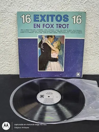 Disco Lp Vinilo 16 Éxitos En Fox Trot Musart 1984 F. Montoya Edición Limitada