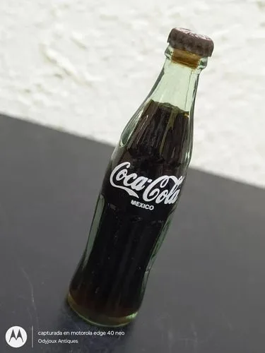 Mini Botella Vintage Coca Cola México 8cm Retro 90's — Coleccionables vintage, años 90s