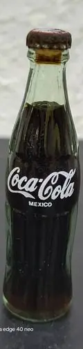 Mini Botella Vintage Coca Cola México 8cm Retro 90's — Coleccionables vintage, años 90s (foto 4)