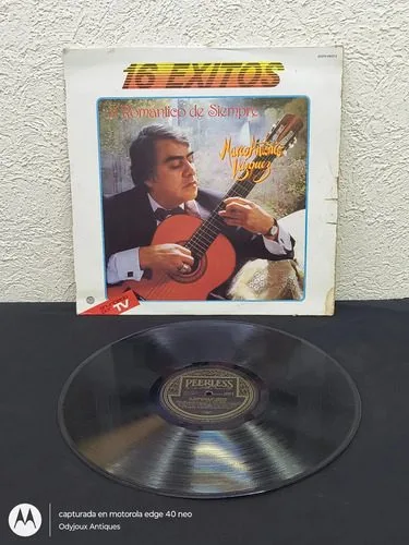 Disco Lp Vinilo Marco Antonio Vazquez El Romántico 16 Éxitos Estándar — Audio vintage, años 80s