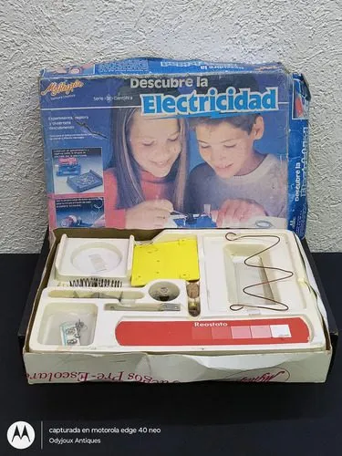 Juego Descubre La Electricidad Mi Alegría Vintage Incompleto