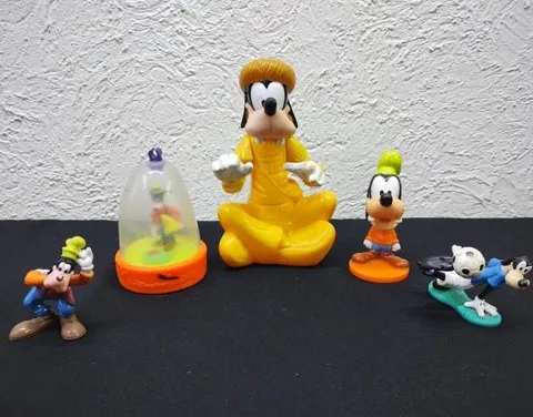 Set Figuras Goofy Tribilin Disney Mcdonald's 5pzas Original