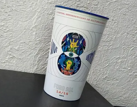 Vaso Promocional Vive Latino 2020 Indio Foro Sol Marzo