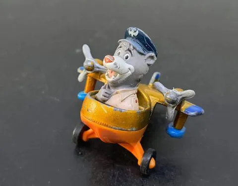 Figura Tale Spin Baloo En Avión Disney 1989 Mcdonald's Retro