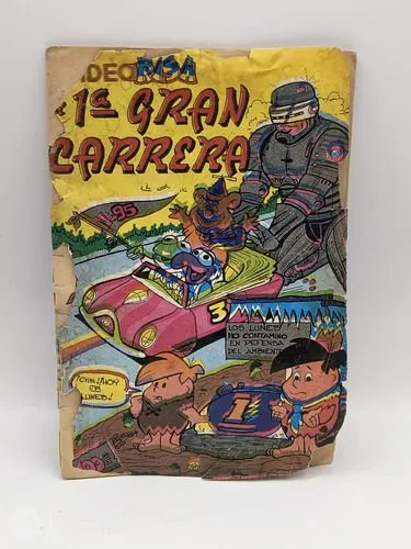Videorisa La 1a Gran Carrera Cómic #95 Marzo 1988 Revista — Coleccionables vintage, años 80s