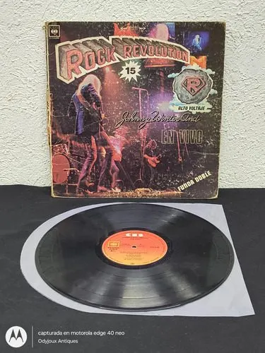 Disco Vinilo Jonny Winter And En Vivo Rock Revolution 1972