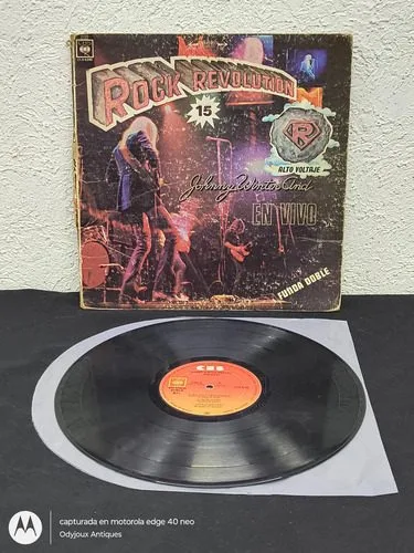 Disco Vinilo Jonny Winter And En Vivo Rock Revolution 1972 — Audio vintage, años 70s