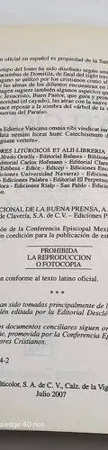 Catecismo De La Iglesia Católica Coeditores Católicos 2007