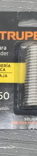 Soldadura Sólida 50/50 Para Tubería Hidráulica 70g — vintage México