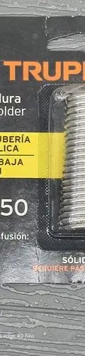 Soldadura Sólida 50/50 Para Tubería Hidráulica 70g — vintage México (foto 7)