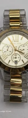 Reloj Michael Kors Bradshaw 6319 Dorado Para Reparar Orig Transparente Con Dorado Dorado