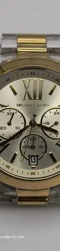 Reloj Michael Kors Bradshaw 6319 Dorado Para Reparar Orig Transparente Con Dorado Dorado