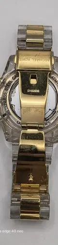 Reloj Michael Kors Bradshaw 6319 Dorado Para Reparar Orig Transparente Con Dorado Dorado
