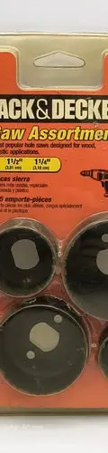 Set 5 Brocas Sierra Copa Para Madera Black & Decker 71-120 — Decoración vintage, años 80s (foto 3)