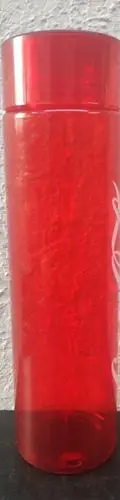 Cilindro Coca Cola Botella Para Agua Rojo Transparente — Coleccionables vintage, años NOW (foto 5)