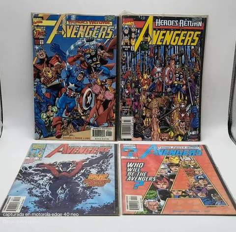 Cómics Héroes Return The Avengers Cap.1-4 Inglés 1998 Marvel