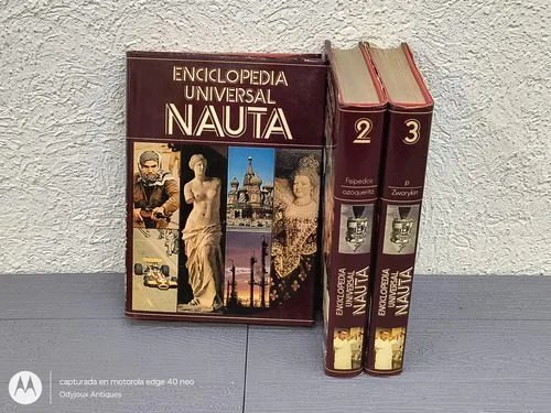 Enciclopedia Universal Nauta 3 Tomos 1978 España Vintage — Coleccionables vintage, años 70s